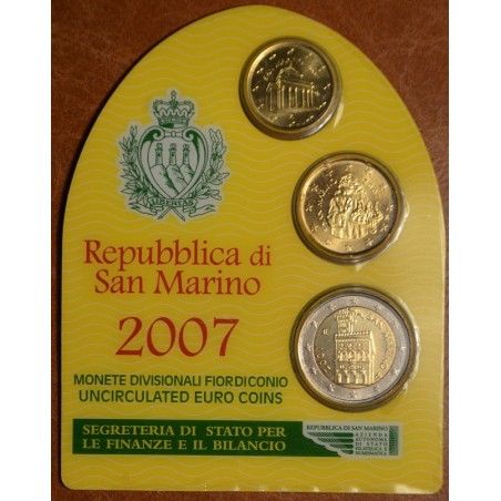eurocoin eurocoins Minikit San Marino 2007 (BU)