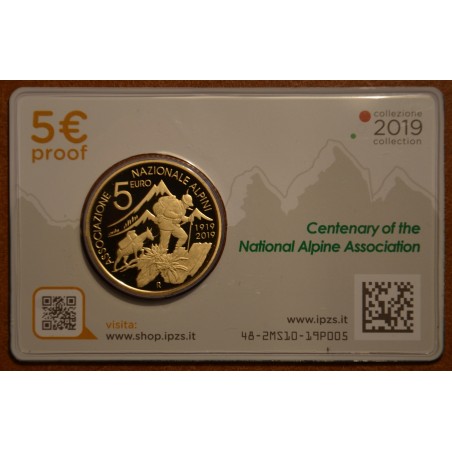 eurocoin eurocoins 5 Euro Italy 2019 - Centenary of Alpine Associat...
