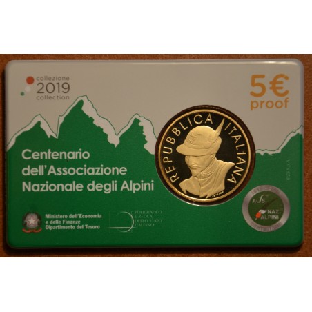 euroerme érme 5 Euro Olaszország 2019 - Az Alpesi társaság 100 éve ...