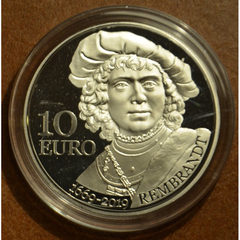 euroerme érme 10 Euro San Marino 2019 - Rembrandt (Proof)