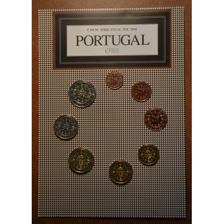 euroerme érme Portugália 2008 - 8 részes forgalmi sor (UNC)