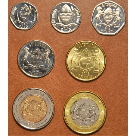 eurocoin eurocoins Botswana 7 coins 2013 (UNC)