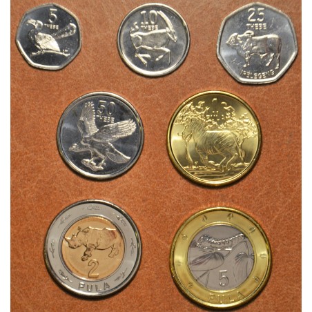 euroerme érme Botswana 7 érme 2013 (UNC)
