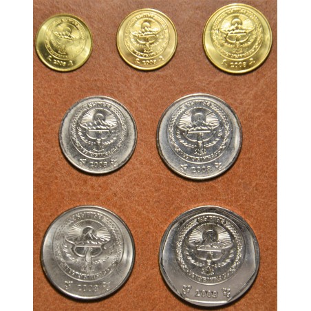 eurocoin eurocoins Kyrgyzstan 7 coins 2008-2009 (UNC)