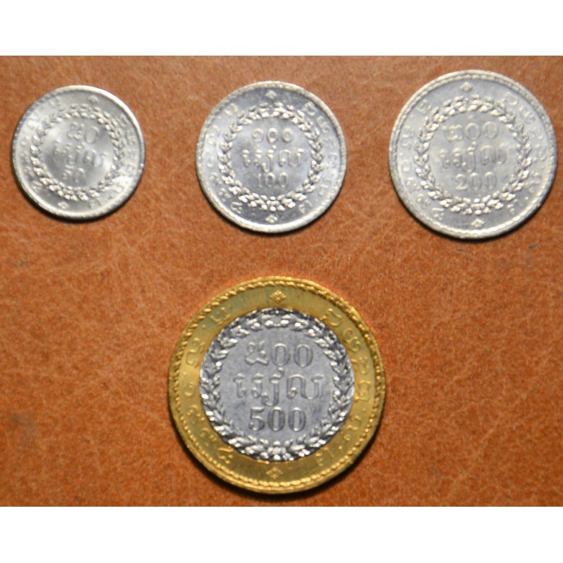 eurocoin eurocoins Cambodia 4 coins (UNC)