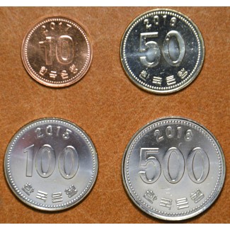 eurocoin eurocoins South Korea 4 coins 2015-2017 (UNC)