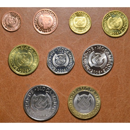 Euromince mince Mozambik 9 mincí 2006 (UNC)