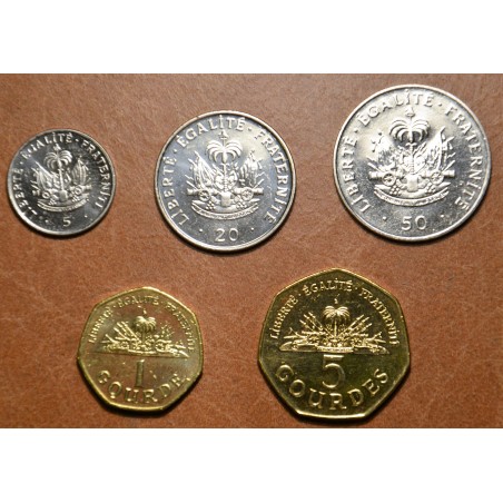 Euromince mince Haiti 5 mincí 1995-2011 (UNC)
