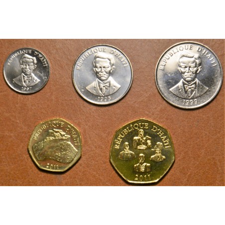 Euromince mince Haiti 5 mincí 1995-2011 (UNC)