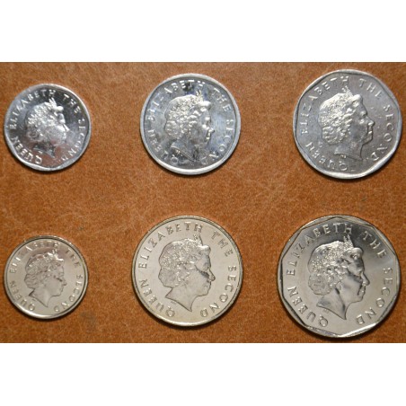 Euromince mince Východokaribské štáty 6 mincí 2004-2008 (UNC)