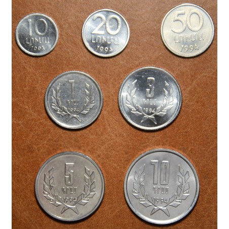eurocoin eurocoins Armenia 7 coins 1994 (UNC)