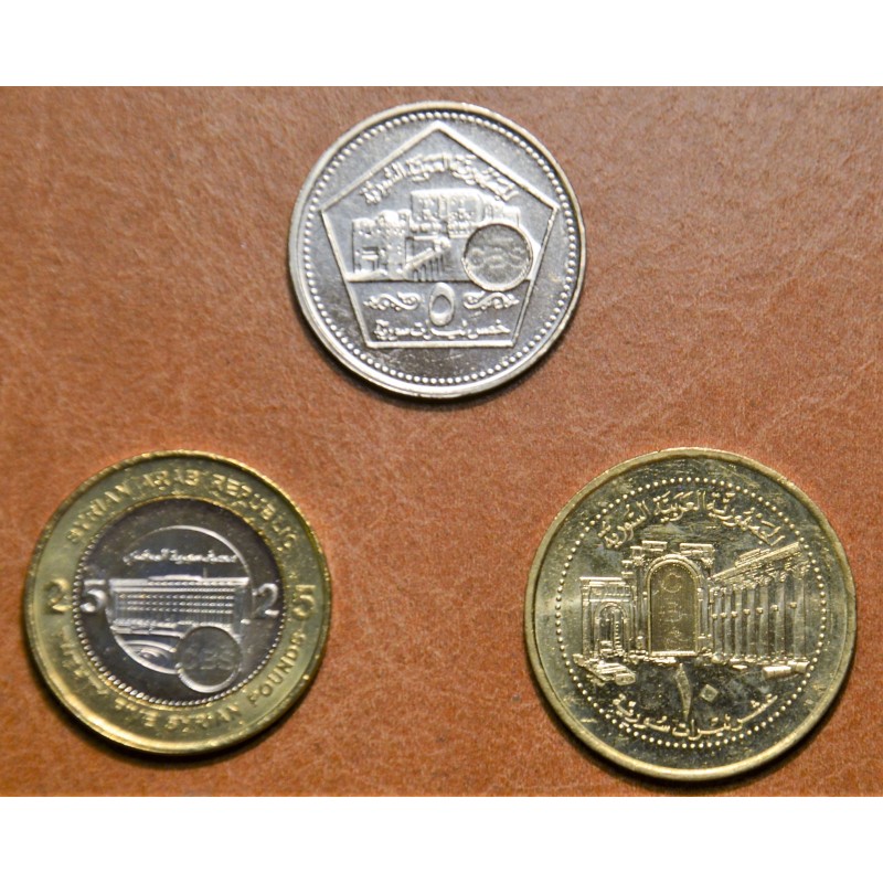 eurocoin eurocoins Syria 3 coins 2003 (UNC)
