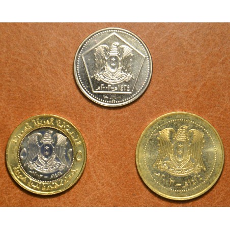 euroerme érme Szíria 3 érme 2003 (UNC)