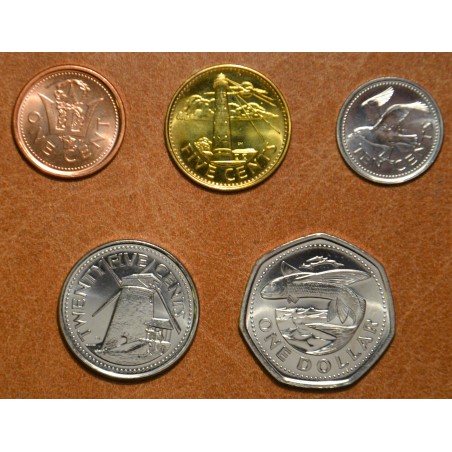 euroerme érme Barbados 5 érme 2008-2009 (UNC)