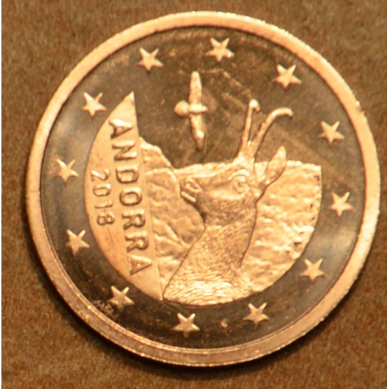 eurocoin eurocoins 1 cent Andorra 2018 (UNC)