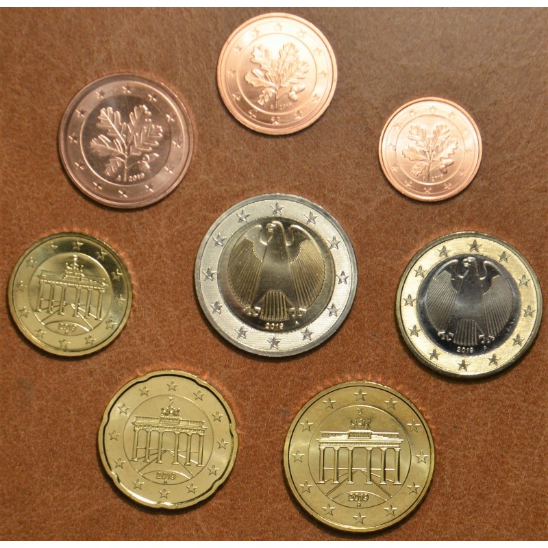 eurocoin eurocoins Germany 2019 \\"A\\" set of 8 coins (UNC)