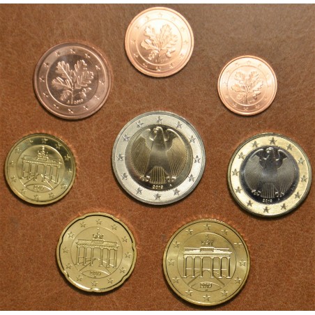 Euromince mince Nemecko 2019 \\"A\\" sada 8 mincí (UNC)