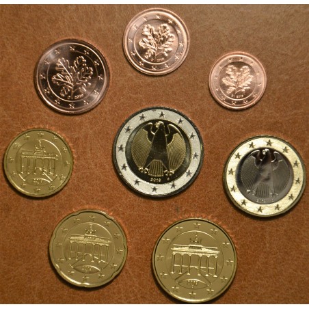 Euromince mince Nemecko 2019 \\"D\\" sada 8 mincí (UNC)