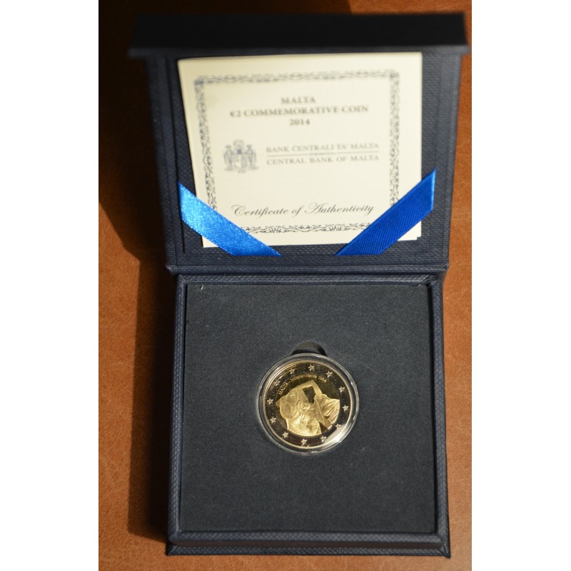 Euromince mince 2 Euro Malta 2014 - Nezávislosť 1964 (Proof)