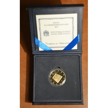 Euromince mince 2 Euro Malta 2015 - Republika 1974 (Proof)