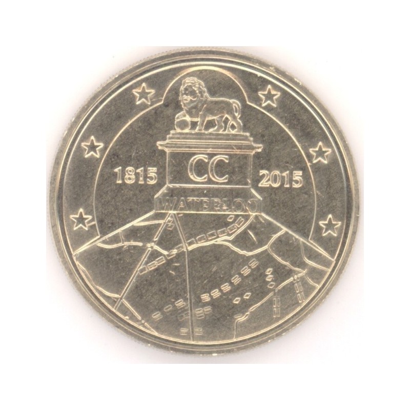 eurocoin eurocoins 2,5 Euro Belgium 2015 Waterloo (UNC)