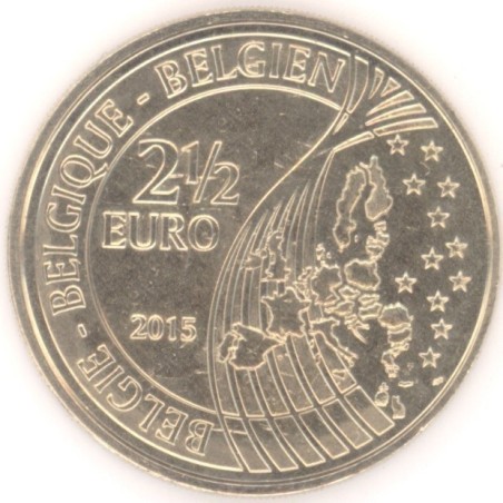 eurocoin eurocoins 2,5 Euro Belgium 2015 Waterloo (UNC)