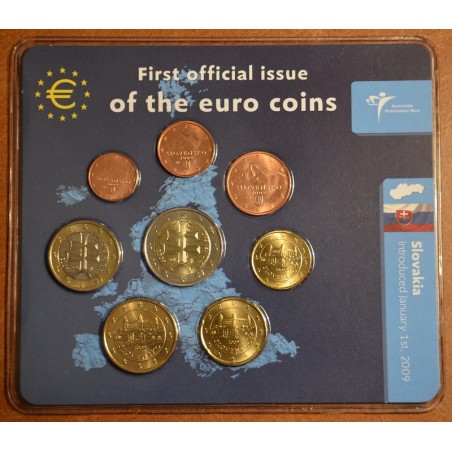 eurocoin eurocoins Set of Slovak coins 2009 (UNC)