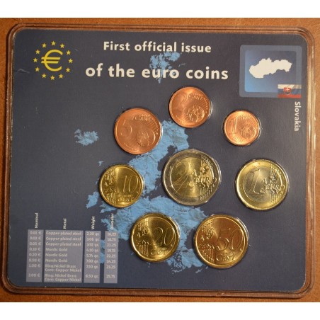 eurocoin eurocoins Set of Slovak coins 2009 (UNC)