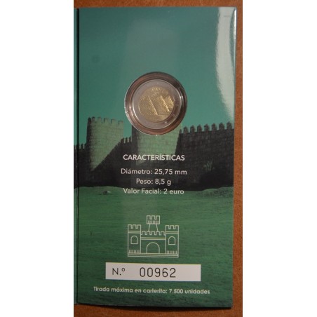 Euromince mince 2 Euro Španielsko 2019 - UNESCO: Ávila (Proof)
