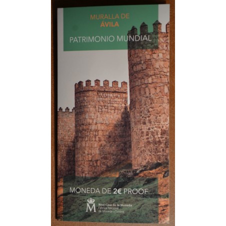 euroerme érme 2 Euro Spanyolország 2019 - UNESCO: Ávila óvárosa (Pr...
