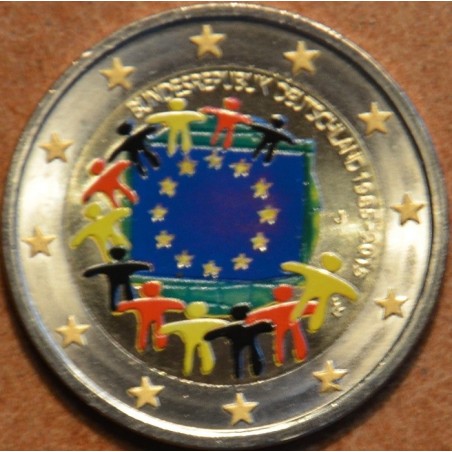 euroerme érme 2 Euro Németország \\"F\\" 2015 - Az európai lobogó 3...