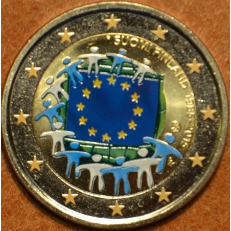 eurocoin eurocoins 2 Euro Finland 2015 - 30 years of European flag ...