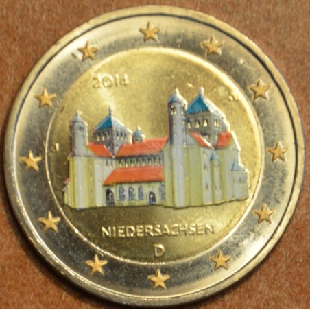 Euromince mince 2 Euro Nemecko \\"J\\" 2014 - Zámok Niedersachsen I...