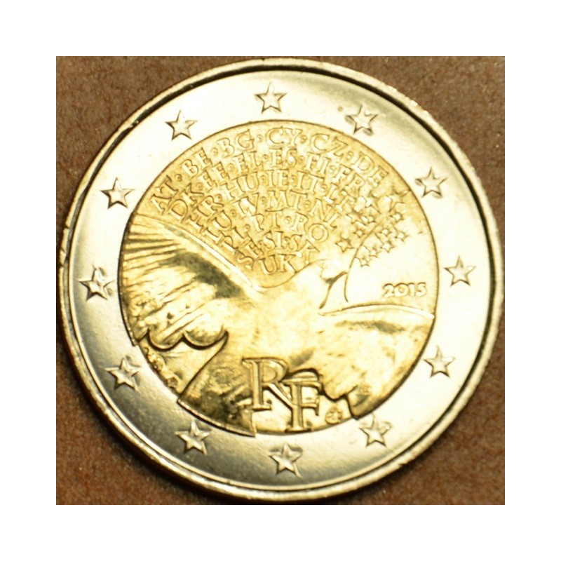 eurocoin eurocoins 2 Euro France 2015 - Peace in Europe (UNC)