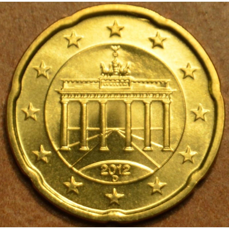 eurocoin eurocoins 20 cent Germany \\"D\\" 2012 (UNC)