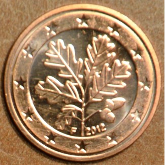 euroerme érme 1 cent Németország \\"F\\" 2012 (UNC)
