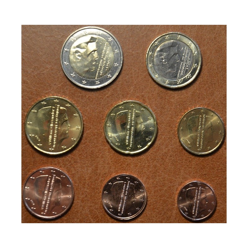 Euromince mince Holandsko 2019 sada 8 mincí Viliam Alexander (UNC)