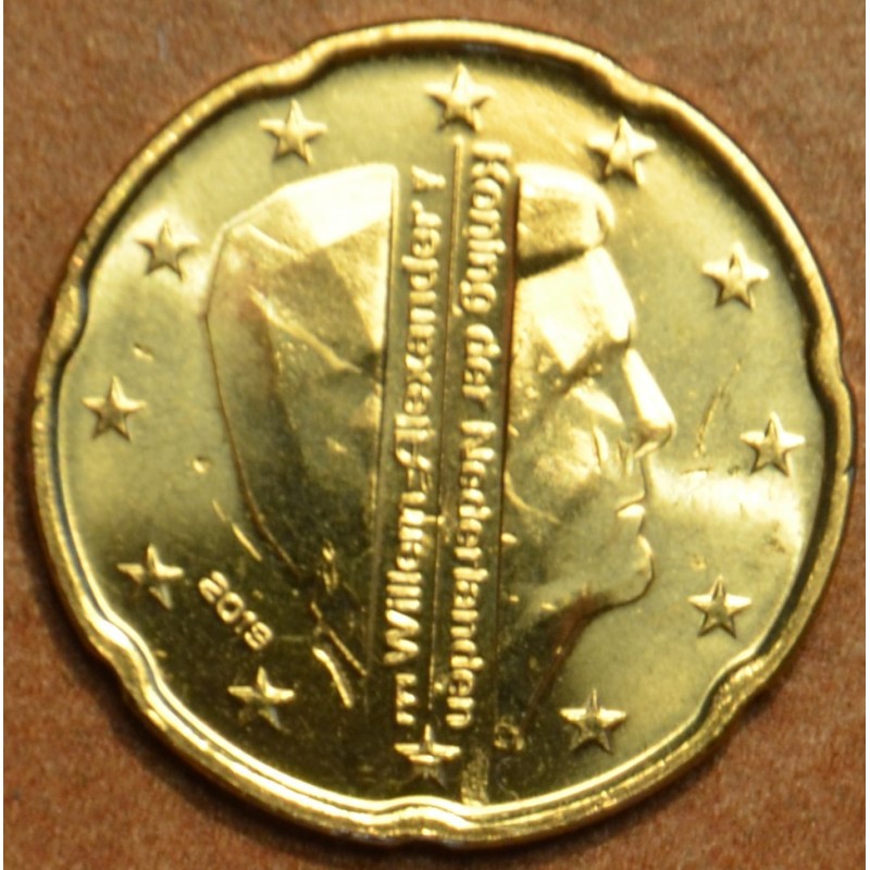 Euromince mince 20 cent Holandsko 2019 - Kráľ Willem Alexander (UNC)