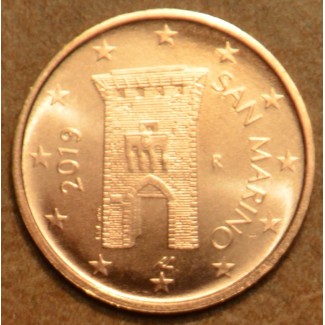 Euromince mince 2 cent San Marino 2019 - Nový design (UNC)