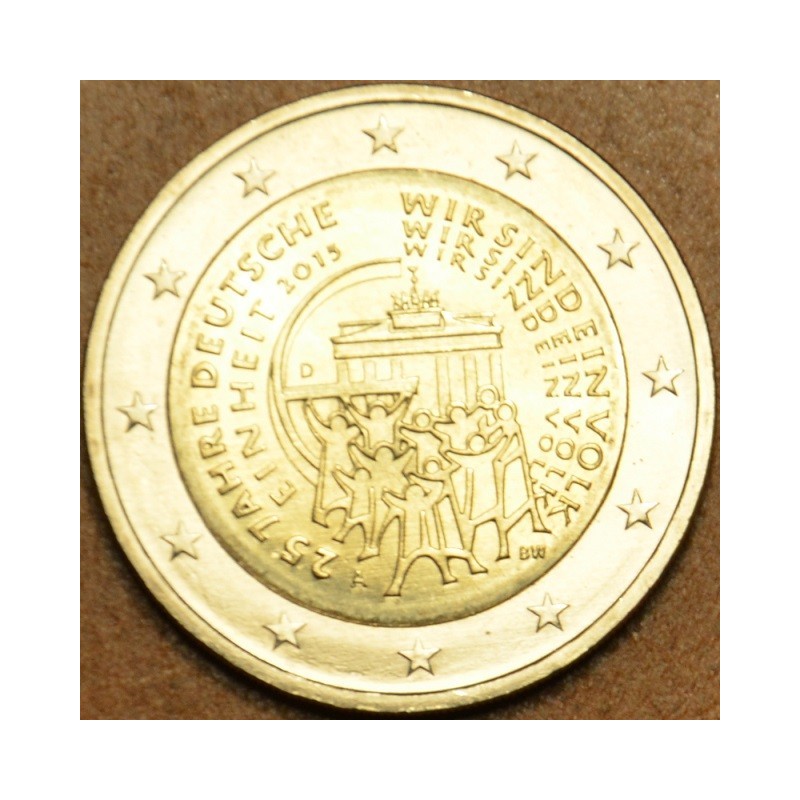 eurocoin eurocoins 2 Euro Germany 2015 \\"G\\" 25 years of reunific...