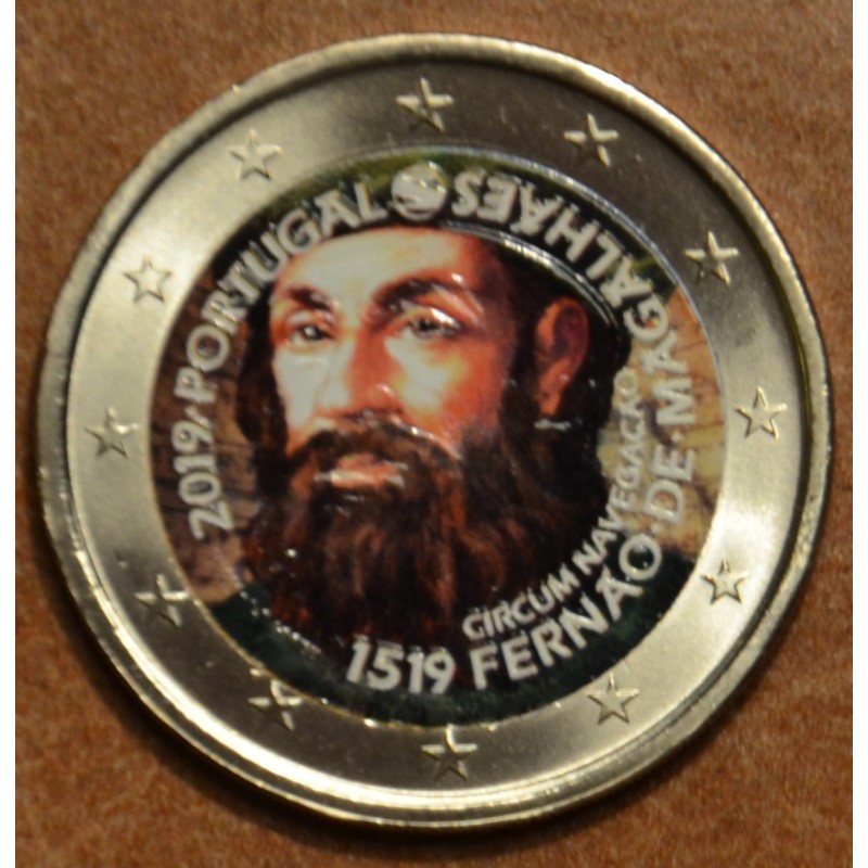 euroerme érme 2 Euro Portugália 2019 - Ferdinand Magellan III. (szí...