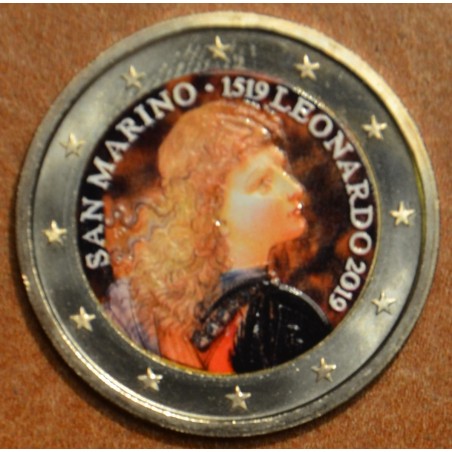 Euromince mince 2 Euro San Marino 2019 - Leonardo da Vinci II. (far...