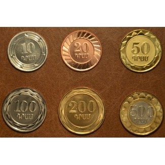 Euromince mince Arménsko 6 mincí 2003-2004 (UNC)