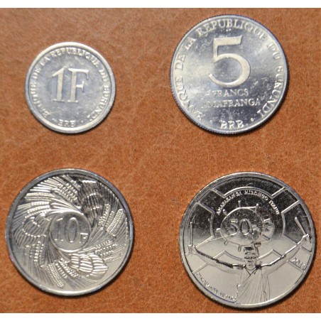 euroerme érme Burundi 4 érme 1976-2013 (UNC)