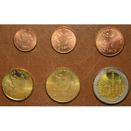 eurocoin eurocoins Azarbaijan 6 coins 2006 (UNC)