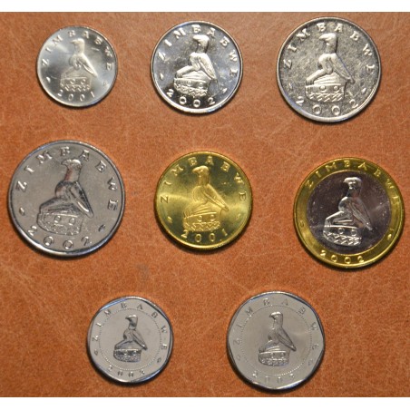 Euromince mince Zimbabwe 8 mincí 2001-2003 (UNC)
