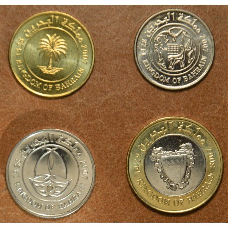 eurocoin eurocoins Bahrain 4 coins 2007-2008 (UNC)