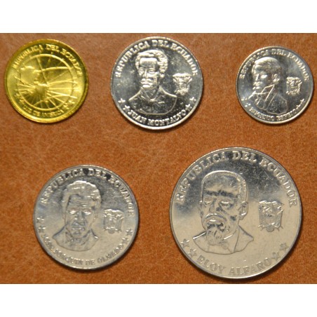Euromince mince Ekvádor 5 mincí 2000 (UNC)