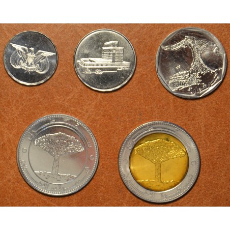 euroerme érme Jemen 5 érme 1993-2006 (UNC)