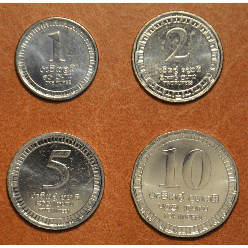 eurocoin eurocoins Srí Lanka 4 coins 2017 (UNC)